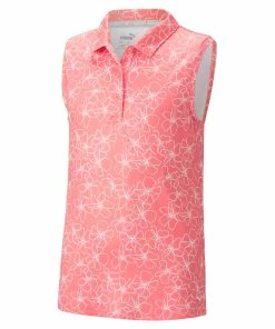 PUMA Golf Girl's CLOUDSPUN Island SL Golf Polo -Outlet TaylorMade Drivers Store ko0mn2zovhcp1zlqwajd