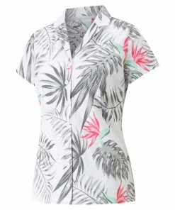 PUMA Golf Women's PUMA X PTC Paradise Camp Golf Shirt -Outlet TaylorMade Drivers Store ksnrx4lodew5ob6uao5x