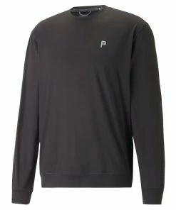 PUMA Golf PUMA X PTC Midnight Crewneck Golf Sweatshirt -Outlet TaylorMade Drivers Store ktcacfmk5vcuat5pzjzq