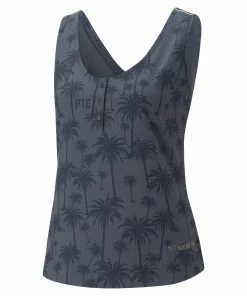 PUMA Golf Women's PUMA X PTC Palm Tank Golf Shirt