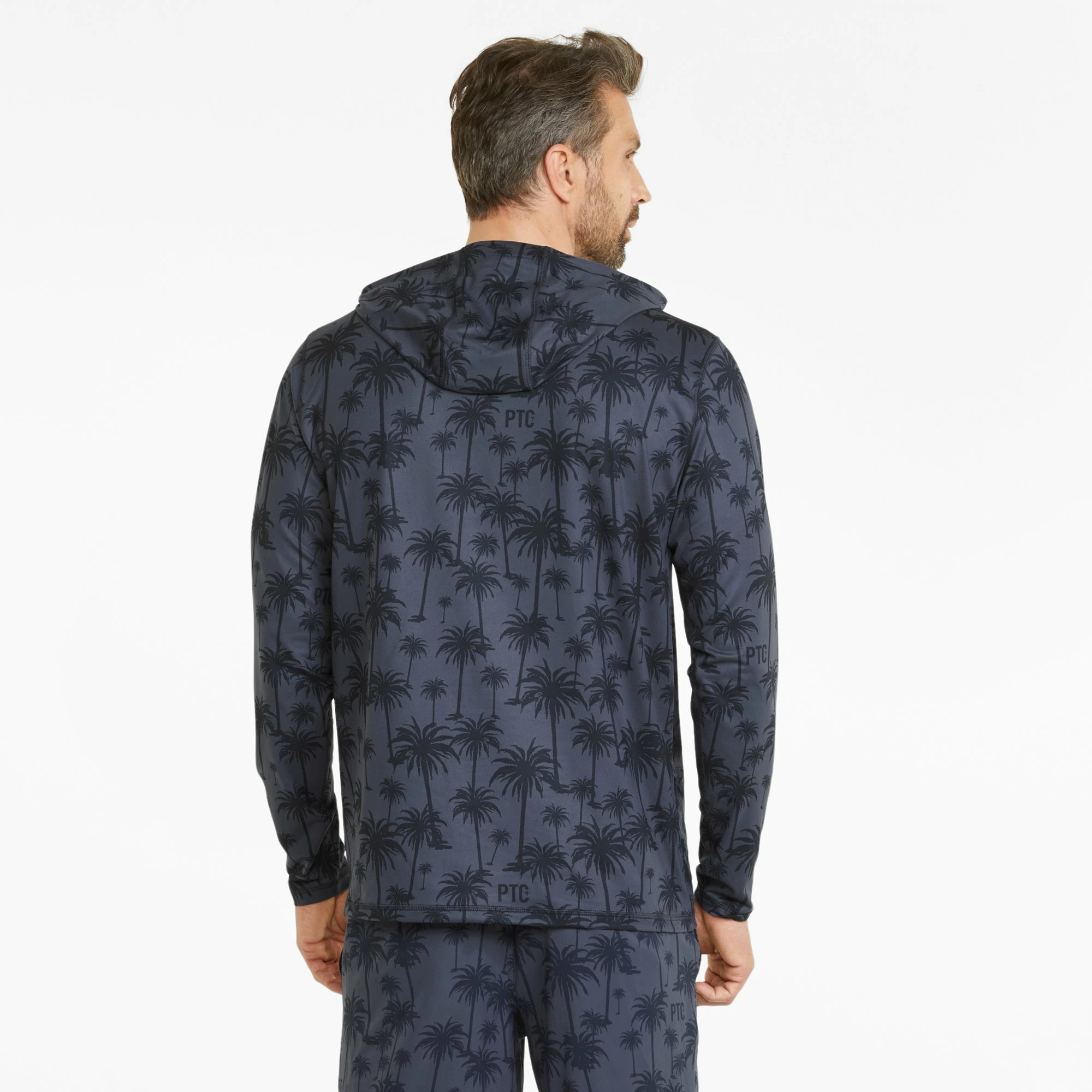 PUMA Golf PUMA X PTC Lightweight Palm Golf Hoodie 11 PUMA Golf PUMA X PTC Lightweight Palm Golf Hoodie - Image 9