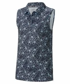 PUMA Golf Girl's CLOUDSPUN Island SL Golf Polo