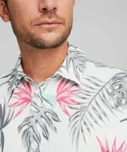 PUMA Golf PUMA X PTC Paradise Button Down Golf Shirt -Outlet TaylorMade Drivers Store od3wsuah4jr0gktxuqg2