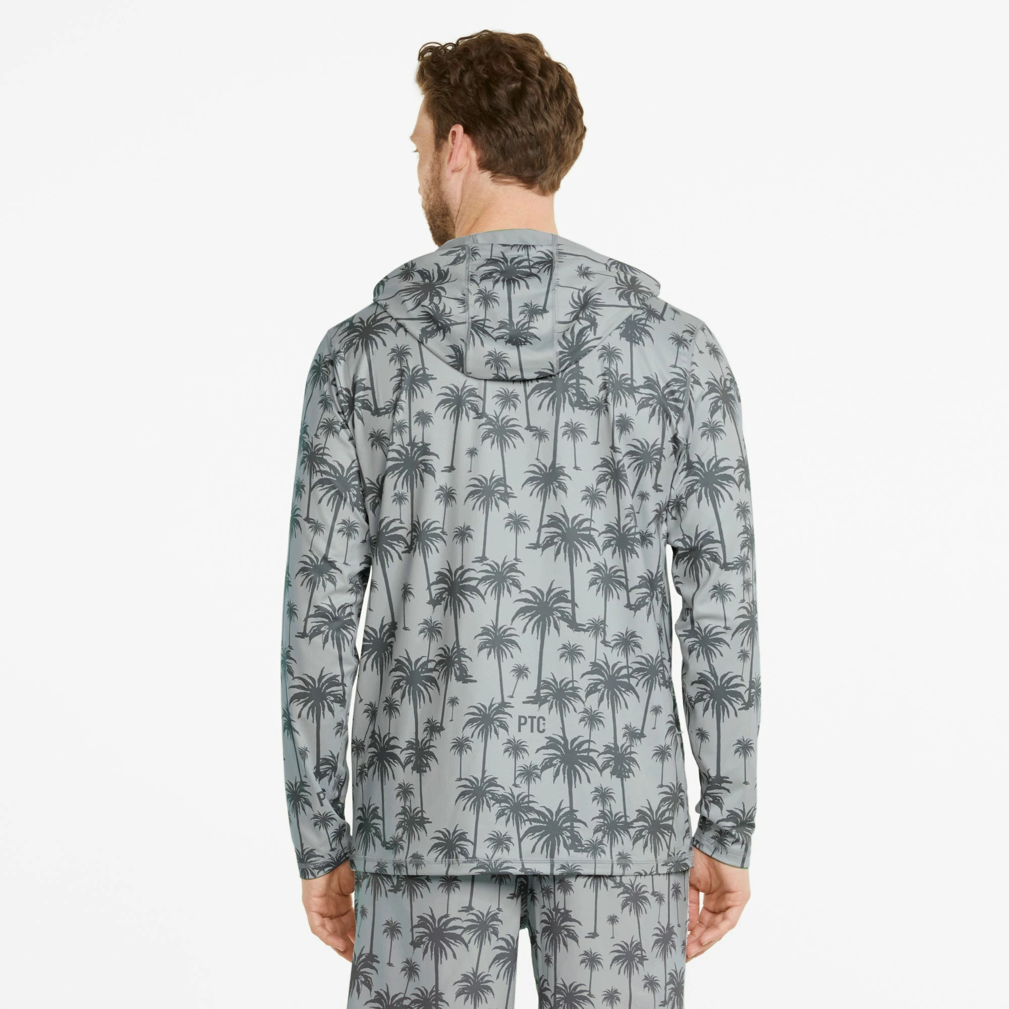 PUMA Golf PUMA X PTC Lightweight Palm Golf Hoodie 5 PUMA Golf PUMA X PTC Lightweight Palm Golf Hoodie - Image 3