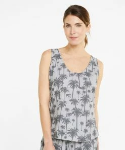 PUMA Golf Women's PUMA X PTC Palm Tank Golf Shirt -Outlet TaylorMade Drivers Store s5dmunijfcy5i7vpufhm
