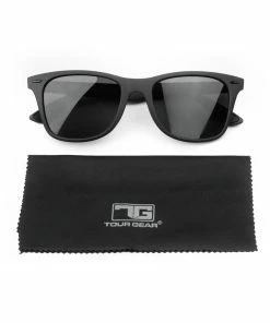 Hireko Tour Gear Polarized Sunglasses - Matte Black -Outlet TaylorMade Drivers Store tg120552 polarized sunglasses wipe cloth 2