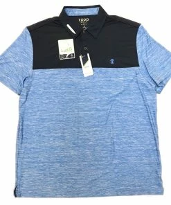 Caddiesshack Golf Store Izod Golf Mens Title Holder Block Polo