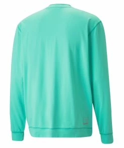 PUMA Golf PUMA X PTC Midnight Crewneck Golf Sweatshirt -Outlet TaylorMade Drivers Store xfg0rkxzdb4leueknciv
