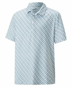 PUMA Golf Boy's MATTR Pineapples Golf Polo